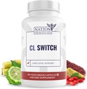 CL Switch – Heart Wellness Supplement – Sağlıklı Cholesterol Seviyeleri ve Kan Baskısı Zaten Normal Ortada * – Citrus Bergamot, Berberine, Red Yeast Rice – 60 Capsules
