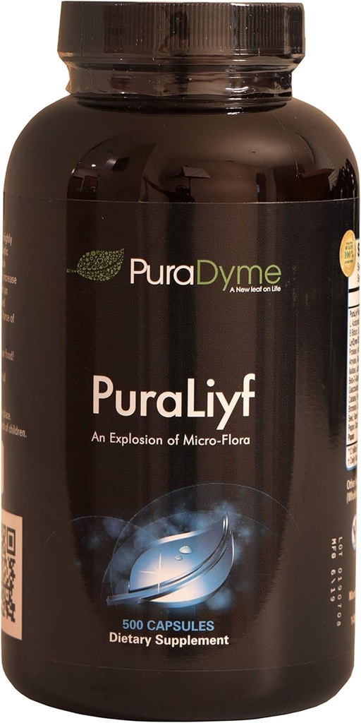 Puradyme PuraLiyf 500 Veggie Capsules Tarafından Lou Corona