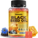 Black Seed Oil & Honey Gummies - Black Seed Oil 500 mg with Biotin, Ashwagandha Extract, Turmeric Extract, C & B6 - Destekler Immune & Digestion