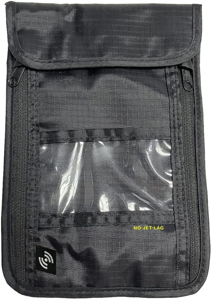 NO Jet Lag Travel Neck Pouch, Διαβατήριο / Κάτοχος Χρημάτων για Ταξίδια με τεχνολογία RFID Blocking, Hidden Travel Pouch to Protect Μετρητά, Πιστωτικές Κάρτες, Τηλέφωνα, Ταξίδι Βασικό