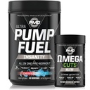 PMD Sports Ultra Pump Insan Yakıtlığı - Pre Workout - Cherry Bombsicle (30 Hizmet) Spor Omega Cuts Elite Thermogenic Fat Burner (90 Softgels)