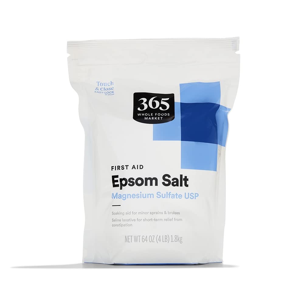 365 by Whole Foods Market, First Aid Epsom Salt, Magnezyum Sulfate USP, 64 Ounce