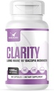 Clarity | Lions Mane + Bacopa - 3. Parti Test Edildi, Filler-Free, Klinik olarak Dosed, 60 Kont ( 1)