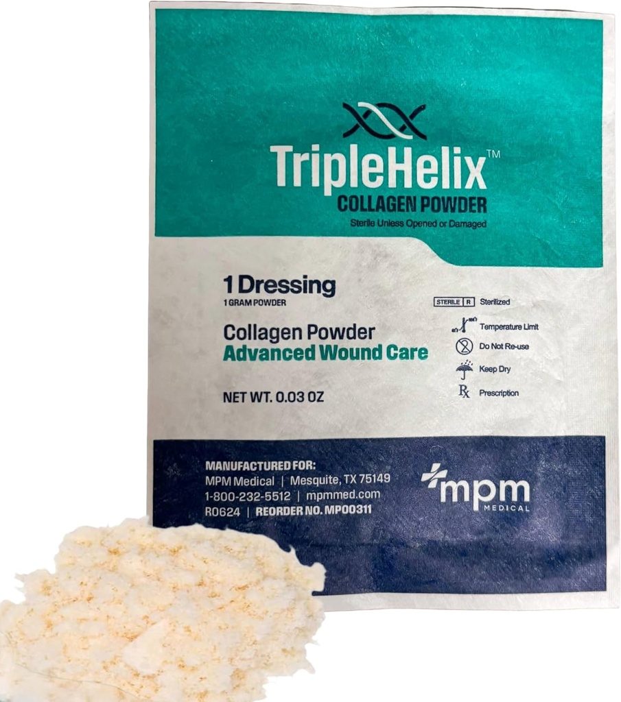 Triple Helix Collagen Powder, 1g Pouch, Κάθε, από MPM Medical