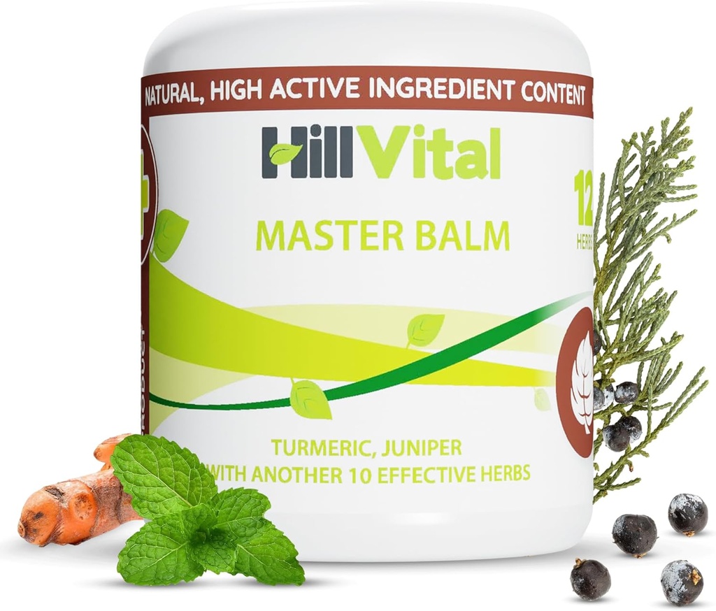 HillVital Rheumatic, Arthritis Pain Gel Ekstra Güçlü - Potent Rheumatoid Arthritis Pain Relief Cream, Turmeric-Arnicar Gel Ache Reliever for Sore Muscle, Relief for Commons, Tendons, Natural Solution