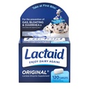 Lactaid Original Strength Lactose intolerance Pills, 9000COM Natural Lactase Enzyme Dairy Relief Caplets, Helps prevent Gas, Bloating & Diarrhea Due to Lactose sensitiveity in Yetişkinler & Kids, 120 Count Count