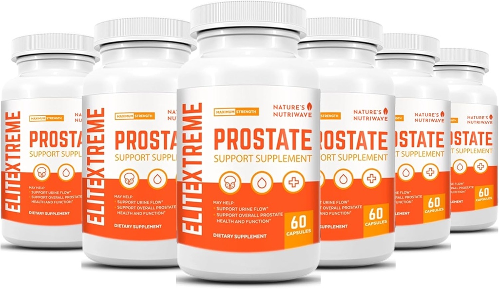 EliteXtreme Health Supplement - Eva Formula with Saw Palmetto, Plant Sterols, çinko ve Vitaminler | ABD, 60 Capsules, 6 Ay Supply