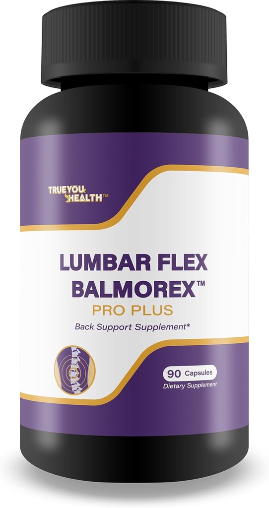 Lumbar Flex Balmorex Pro Plus Back Supplement - En İyi Geri Pilleri - Natural Back Support Supplement - Lower Back Stiffness - Lower Back Ache Back Pills Back Aches Back Aches Back