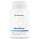 Mind Renew - Made in The USA - Brain Supplement for Memory and Focus - Υποστήριξη Ζωτικότητας και Ενέργειας, 60 Κάψουλες