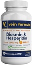 Vein Formula - Diosmin Hesperidin 1000 mg από το MPFF, 60 κάψουλες, κυκλοφορία του αίματος και συμπληρώματα κνήμης, Micronized Bioflavonoids for Vein Health