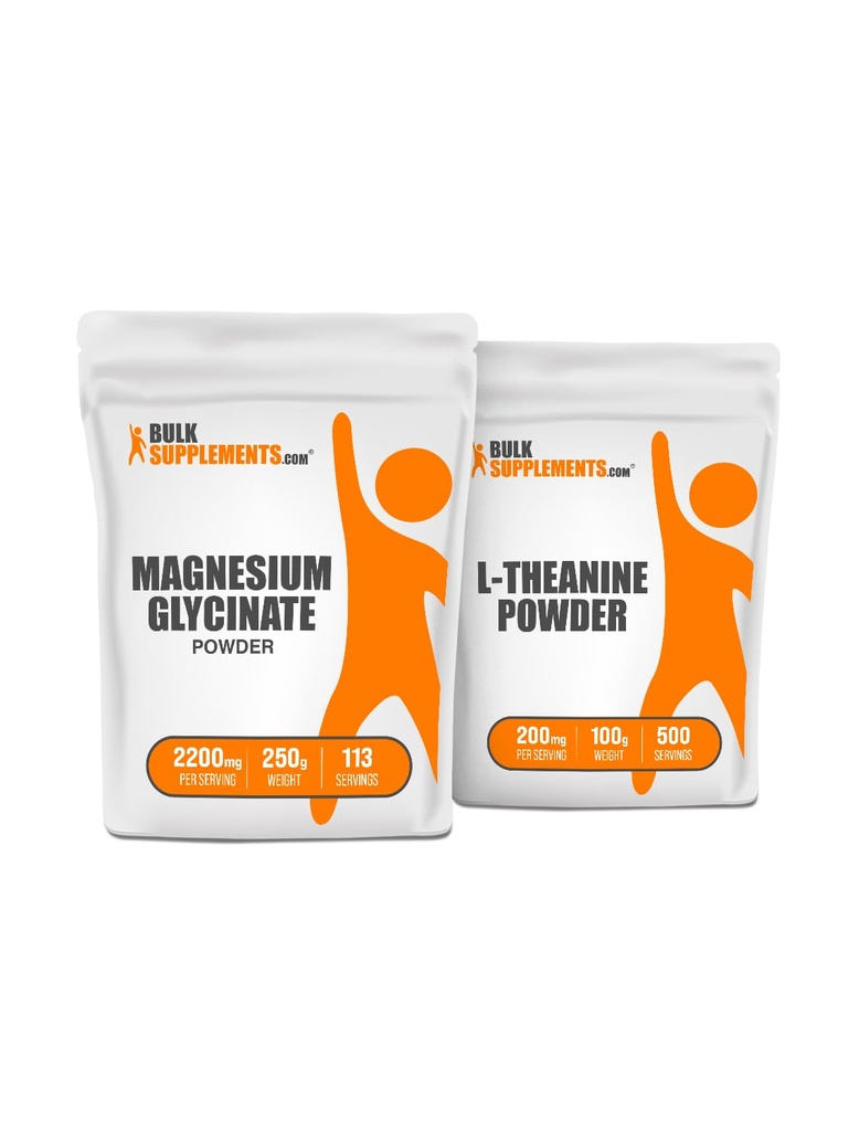 Γλυκινικό μαγνήσιο 250g + L-Θεανίνη 100g Bundle