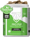 Probiotics for Dogs - Diarrhea Relief, υποστήριξη της υγείας των ούρων, δυσκοιλιότητα Relief, Digestive Health Support - Vet Προτεινόμενα προβιοτικά σκύλου - 240 μαλακά μάσημα που τα σκυλιά αγαπούν - κολοκύθα Γεύση