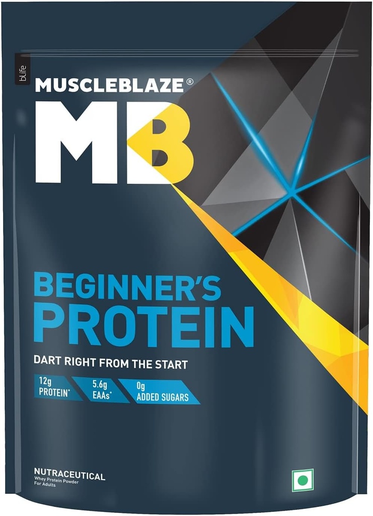 Generic Beginner's Whey Protein, No Added Sugar, Faster Muscle Recovery & Improved Strength (Chocolate, 500 g / 1.1 lb)