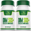 DIM SGS + - Hormone + Detox, Ενθαρρύνει το φυσιολογικό οιστρογόνο Μεταβολισμός, Ισορροπία ορμονικής ακμής, Συμπληρώματα ορμονικής ακμής, Υποστήριξη εμμηνόπαυσης,Βοηθά την όρεξη ελέγχου,Προωθεί την αποτοξίνωση (2 συσκευασίες)