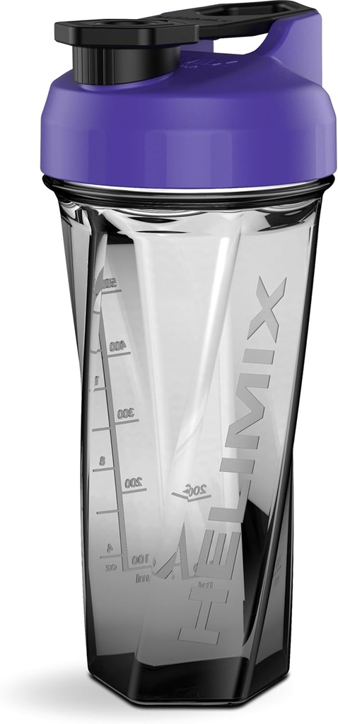 HELIMIX 2.0 Vor Blender Shaker Şişe 28oz | No Blending Ball veya Whisk | ABD Made | Portatif Pre Workout Whey Protein Drink Shaker Cup | Mixes Cocktails Smoothies Shakes | Top Raf Safe