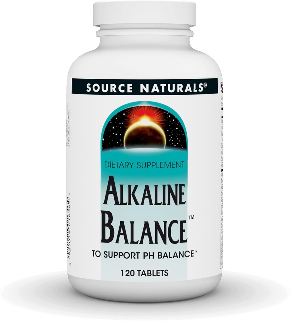 PH Balance'i Desteklemek için Doğals alkalin Dengesi * - 120 Tablet