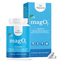 nbpure MagO7 - Natural Colon Cleanse & Detox - Occasional Constipation Relief, Stool Softener, & Bloating Support for Men & Women - Ozonated Magnesium Oxide, 30 Capsules