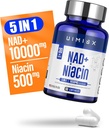 NAD+ Supplement 1000 mg & Niacin (Vitamin B3) 500 mg, Nad Plus Kadın ve Adam için Tamam, Nicotinamid Riboside (NR) Anti-Aging, Enerji, Beyin, Kas, Non-GMO, Gluten-Free,74