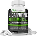 DR. MARTIN'S NUTRITION Extra Strength L-Carnitine - 200 Capsules - 1000mg Per Serving - Boost Your Metabolism and Increase Performance
