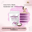 Ember & Grace Wellness Multi Collagen protein Toz - Tip I,II,III,V,X ile Biotin, Hyaluronic Asit, C - Unflavored Collagen, – Keto & Paleo Dostu, Easy Dissolve, Non-GMOMO