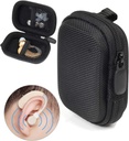 İşitme Yardımı için koruyucu durum, Amp işitme cihazı, Kişisel Ses Amplifier, İşitme cihazı, Dinleme Cihazı, Güçlü Mini Case with Me cebi, Universal design (Ballistic Black)