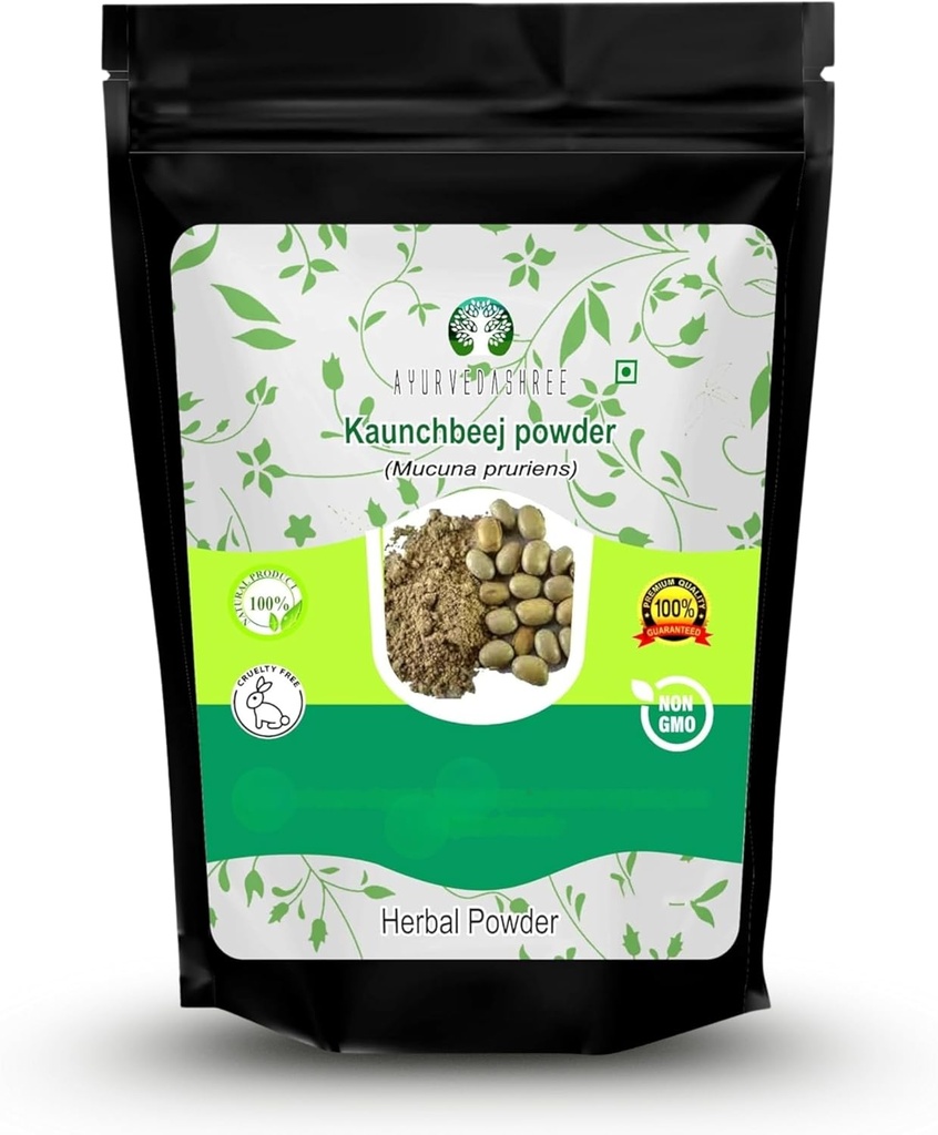 Mucuna Tohum Toz 200 Gm | Kapikacchu | Kaunch Beej | Non-GMO Sustainable Sourced Vegan
