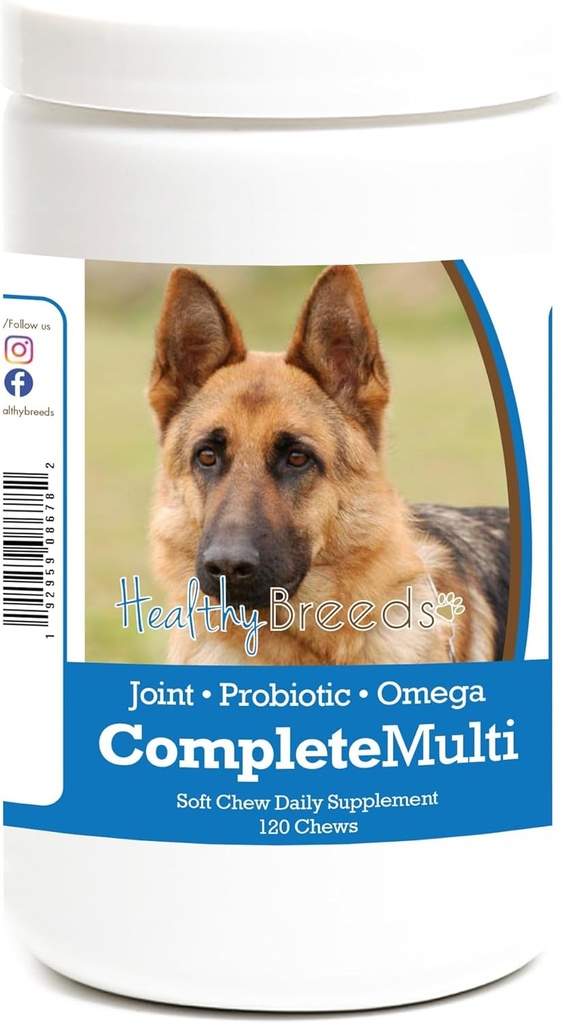 Sağlıklı Breeds Alman Çoban All in One Multivitamin Soft Chew 120 Kont