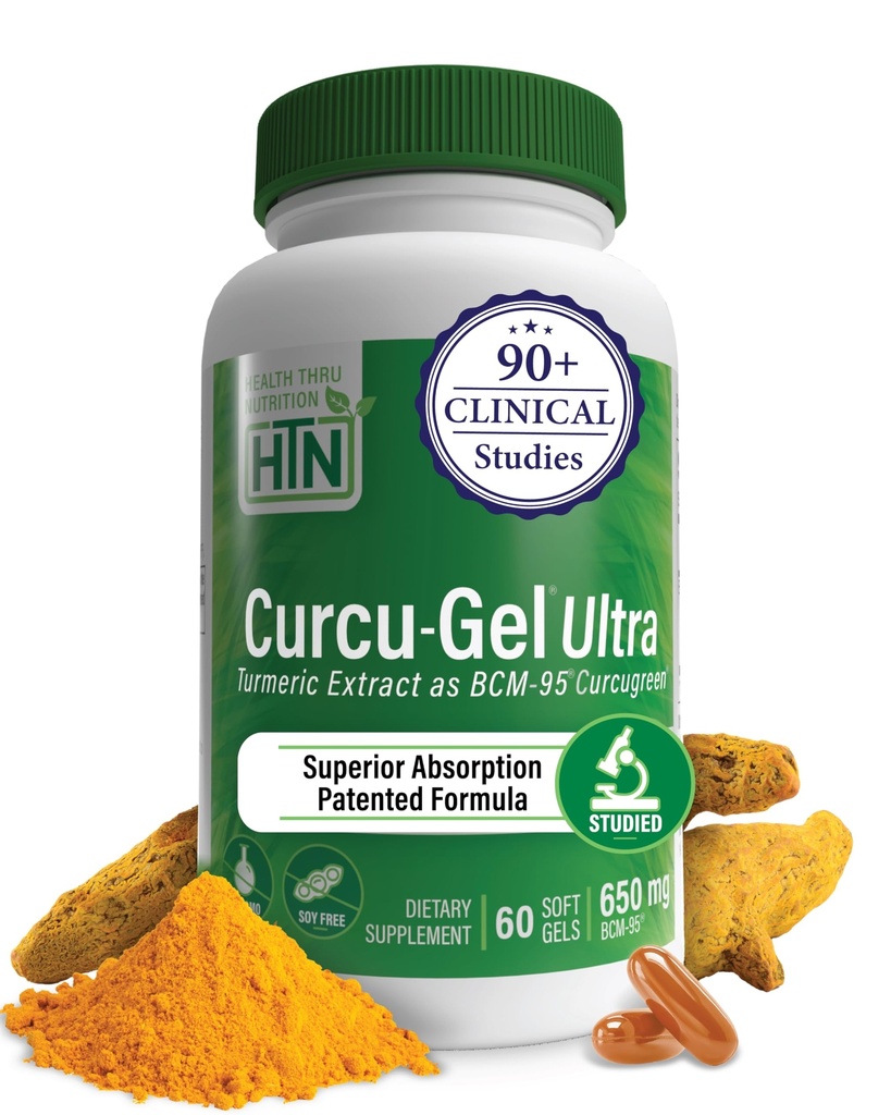 Sağlık Thru Beslenme Curcu-Gel 650 mg BCM-95® Curcugreen Turmeric Curcumin| Yüksek Aborpsiyon | Sağlıklı Inflammation Response | Klinik olarak Studied | 3rd Parti Test Edildi | No-GMO ( 60'ın Paketi)