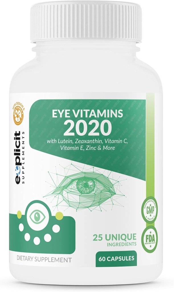 EXplicit Supplements Eye Health & Vision Support - Eye Vitamins 2020