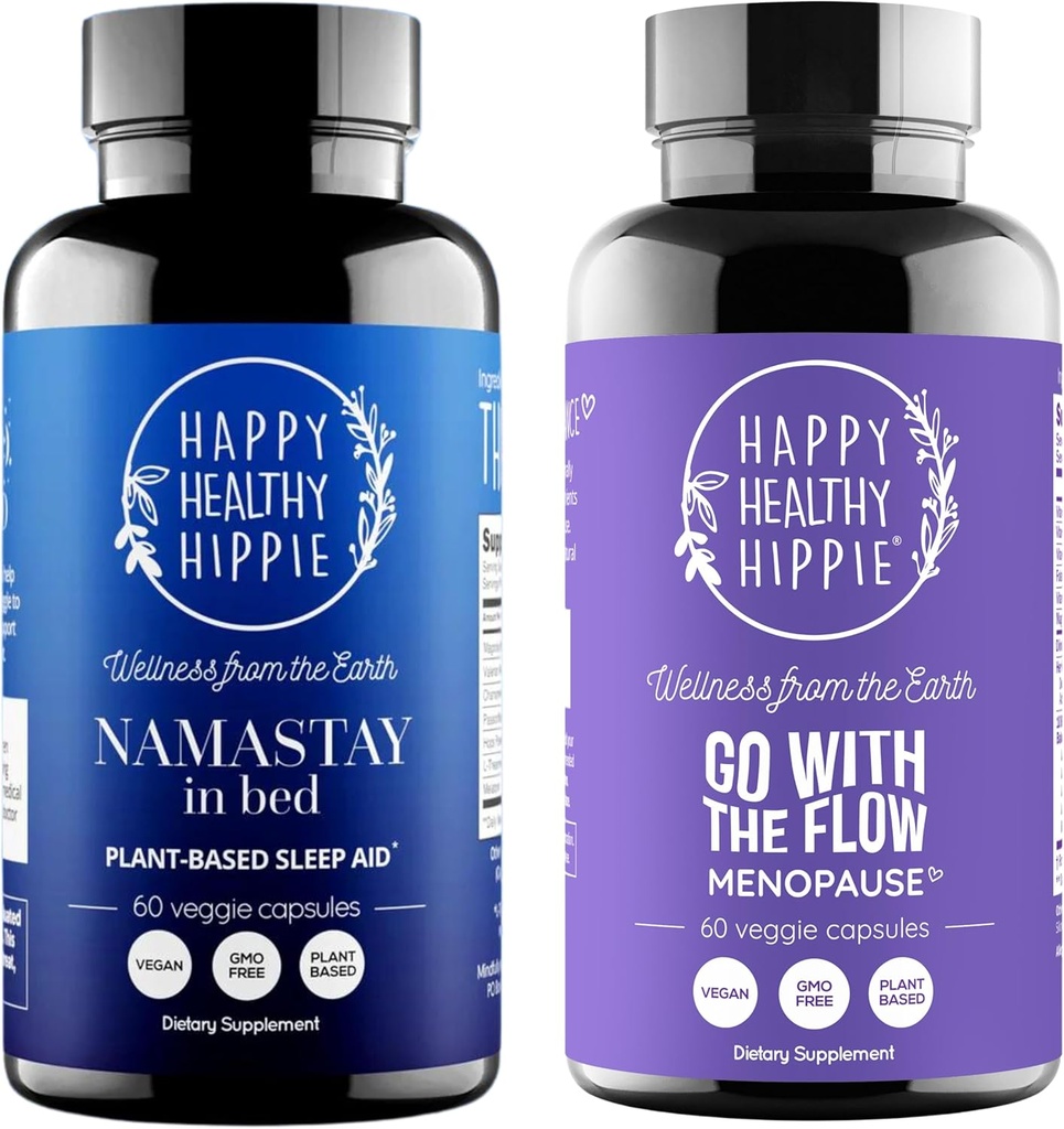 Mutlu Sağlıklı Hippie Go with the Flow Menopause Support & Natural Sleep Supplement