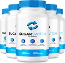 NutraRize (5 Pack) κάψουλες ζάχαρηςSwitch, Επίσημη χάπια διακόπτη ζάχαρης, Όλα-Φυσική φόρμουλα αίματος για υγιή επίπεδα, Διακόπτης ζάχαρης 24 Συμπλήρωμα, Κριτικές Pectin ζάχαρηςSwitch (300 κάψουλες)