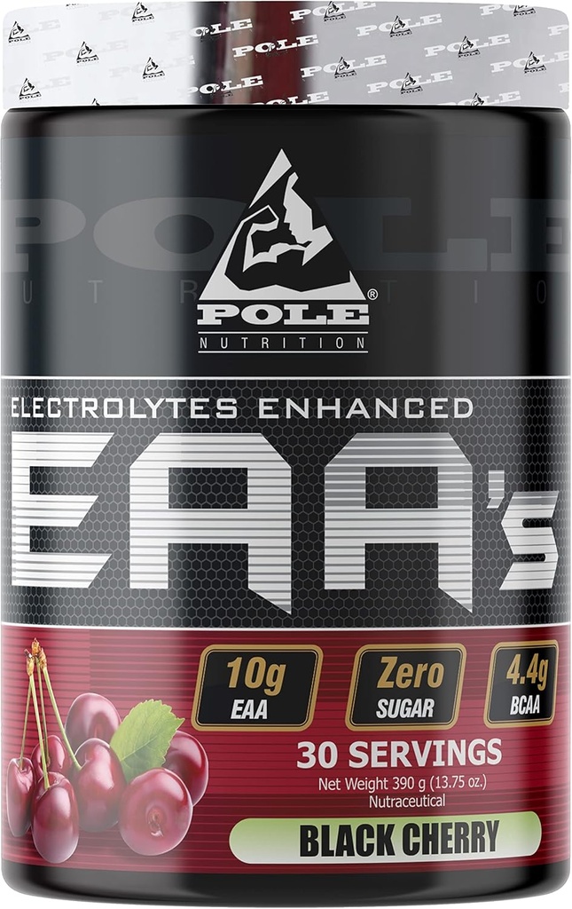 EAA Electrolytes Geliştirilmiş | Zero Sugar, Flavoured | 390 Gram 30 Hizmet (Black Cherry)
