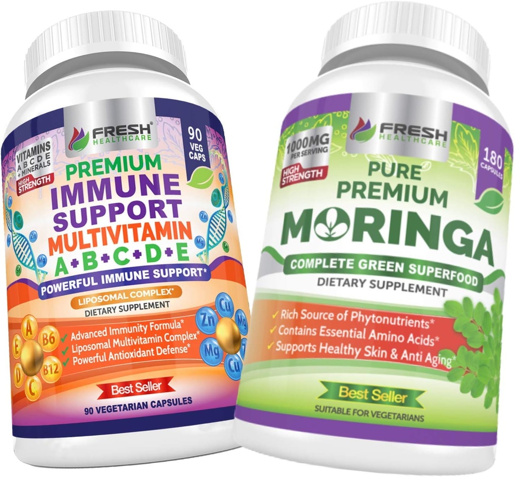 FRESH SACARE Immune Multivitamin ve Moringa Superfood - Sche