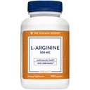 The Vitamin Shoppe L-Arginine 500MG - Nitric Oxide Production, Circulation & Exercise Performance Support (300 Capsules)