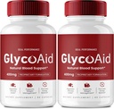 χάπια Glyco Aid Advanced Blood Support Formula Supplement, GlycoAid Blood Capses - Μέγιστη δύναμη, Glyco Aid Όλα τα φυσικά χάπια Formula, GlycoAid Caps Blood Support Reviews (2 Pack)