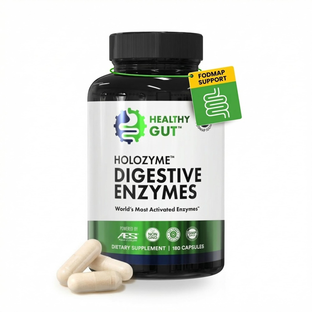 Healthy Gut HoloZyme Max Strength Digestive Enzymes 