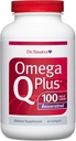 Dr. Sinatra Omega Q Plus 100 Resveratrol – Omega-3 Supplement Supports Heart Health ve 100 mg of CoQ10 ve Resveratrol (60 softgels) ile Antioksi Gücü Sağlıyor