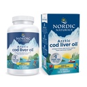 Nordic Naturals Arctic Cod Liver Oil, Lemon - 180 Soft Gels - 750 mg Total Omega-3s with EPA & DHA - Heart & Brain Health, Sağlıklı Immunity, Genel Wellness - Non-GMO - 60 Hizmetler