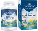 Nordic Naturals Arctic Cod Liver Oil, Lemon - 180 Soft Gels - 750 mg Total Omega-3s with EPA & DHA - Heart & Brain Health, Sağlıklı Immunity, Genel Wellness - Non-GMO - 60 Hizmetler