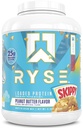 RYSE Loaded protein Toz - Skippy Peanut Butter - 25g Whey Protein Isolate & Yoğun Fiber & MCTs - Low Carb, Low Sugar, Digestive-Friendly - 54 Servisler / 4 lb Tuba
