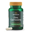 Swanson Ultra Zinc Carnosine (PepZinGI) - 60 κάψουλες - Φυσικό συμπλήρωμα για τη γαστρική υγεία, την πυγμή υποστήριξη, και το στομαχικό μικροβιακό ισοζύγιο
