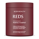 BodyHealth Reds Enhanced with PerfectAmino - Daily Superfood Smoothie Powder with Antioxidants, Adaptogens, Phytonutrients, Fruit, Prebiotics, Probiotics, Fiber, and Protein - 40 Servings