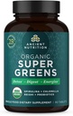 Eski Beslenme Super Yeşilleri Probiyotikleri, Organik Superfood Tabletleri Spirulina, Chlorella, Moringa ve Resilient Probiyotik, 30 Hizmet, 90 Count Count Count