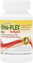 NaturesPlus Hema-Plex Iron - 60 Hızlı Teklifler - 85 mg Demir + C & Bioflavonoyaklar Sağlıklı Kırmızı Kan Hücreleri - Vegan, Gluten Free - 20 Hizmetler