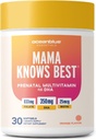 Oceanblue Essentials Mama En İyiyi Biliyor - 30ct – Prenatal Multivitamin Omega-3 DHA – Sağlıklı bir Hamile Destek - Sw Softgels - Tasty Orange Flavor – 1 Ay Supply