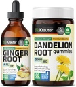 BIO KRAUTER Τζίντζερ Ρίζα Βάμμα 4 Fl. Oz. & Dandelion 60 Gummies