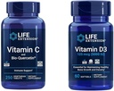 Life Extension C & Quercetin Plus Vitamin D3 5000 IU - 250 Tablet C Immune Support Plus 60 Vitamin D3 Bones, Brain & Immune Health