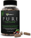 KaraMD Pure Nature | Yeşiller, Meyve ve Veggies Supplement | Vitaminler, Fiber & Antioksiler | Enerji ve Digestion için 20 Meyve ve Sebzeler | Gluten Free & Vegan Dostu (30 Hizmet)