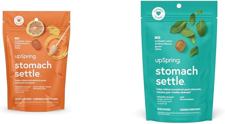 OutSpring Stomach Settle Drops Sche with Ginger, Lemon - 55 Ct ve 28 Ct