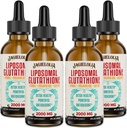 Liposomal Glutathione Liquid 2000MG – Συμπλήρωμα Αντιοξειδωτικής Αποτοξίνωσης για γυναίκες & άνδρες, Άμυνα γήρανσης, Λειτουργία ήπατος & Ενέργεια, με Υαλουρονικό Οξύ + Αλόη Βέρα + Βιταμίνη C, Φυσικό & Vegan, 8 FL.OZ